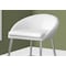 Monarch Specialties Bar Stool, Set Of 2, Counter Height, Kitchen, Metal, Pu Leather Look, White, Chrome, Contemporary I 2296 - alternate 4